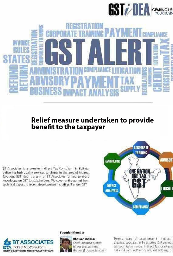 Relief measure undertaken to provide benefit to the taxpayer